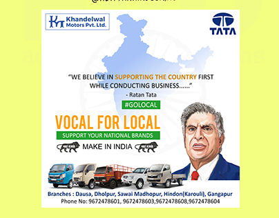 Vocal for Local (Creative for Khandelwal Motors)