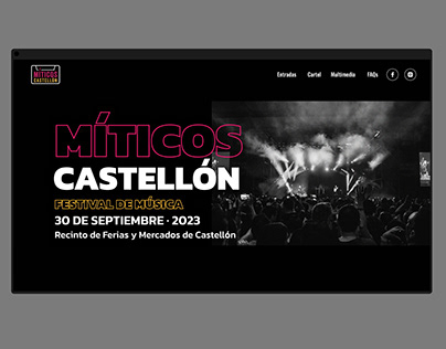 Míticos Castellón - Website Design UX/UI