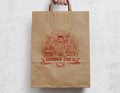 Trader Joe's Maximalist Logo Remake Project