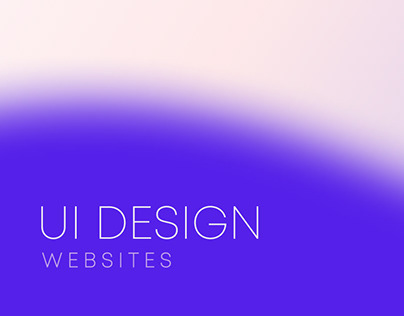 UI Design - Websites