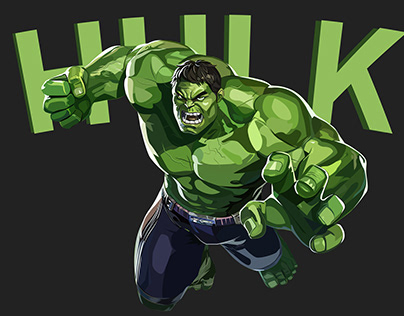 Hulk Illustration Work