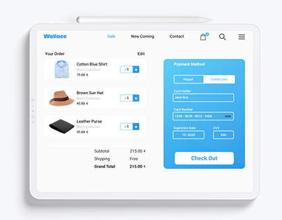 E-Commerce Checkout Screen UI Design