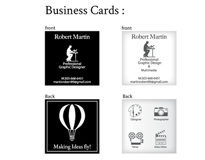 Business Cards.