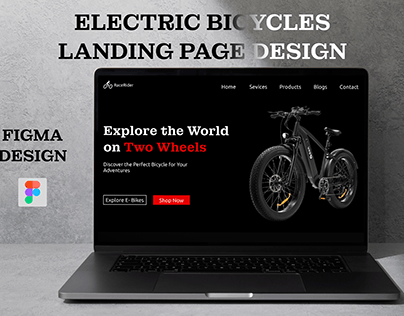 Electric-Bicycles Landing Page(UI Design)