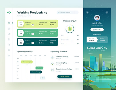 Productivity Dashboard Design