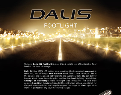 Lighting reinvented   |  DALIS 860 LED 150W Footlight