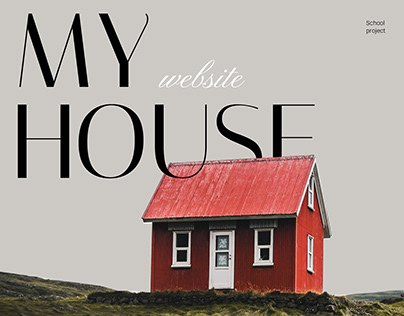 website "about my house". school project