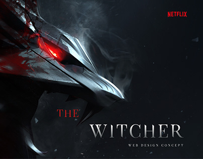The Witcher. Web design concept