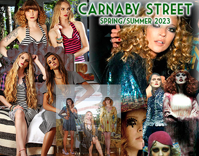 Carnaby Street Mood Board Collection Layout