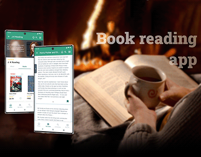 Book reading app design