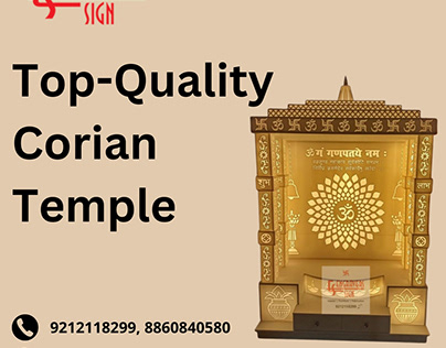 Top-Quality Corian Temple