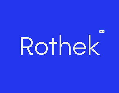 Rothek: Geometric Sans