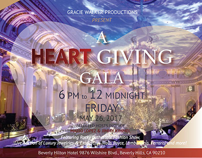 Heart Giving Gala invite&sponsorship deck