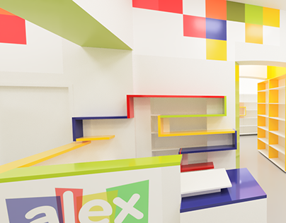"ALEX" toys store design