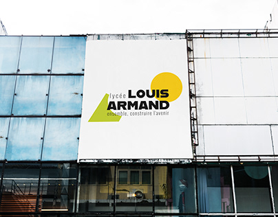 Lycée Louis Armand - logo et supports de communication