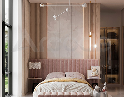 interior design for pink girl bedroom
