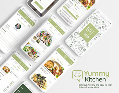 Yummy Kitchen App Design UX/UI