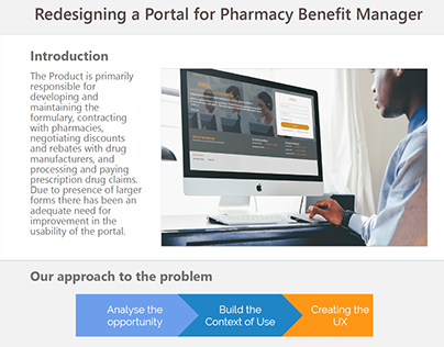 Redesigning a Portal for Pharmacy Benefit Manager