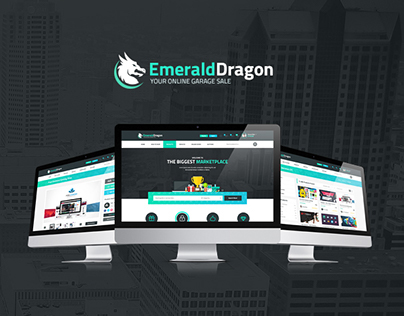 Emerald Dragon - PSD Multipurpose Marketplace