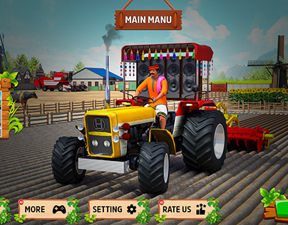 Cargo Tractor Farming Game