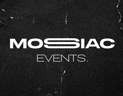 mosiac events logo design