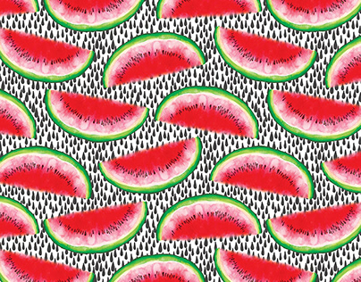 Juicy, Fruity Watermelon Pattern