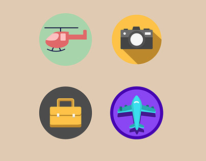Flat & Material icons