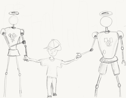 Child and Robots