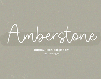 Amberstone Script Font