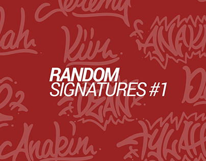 Signatures: Random Signatures #1