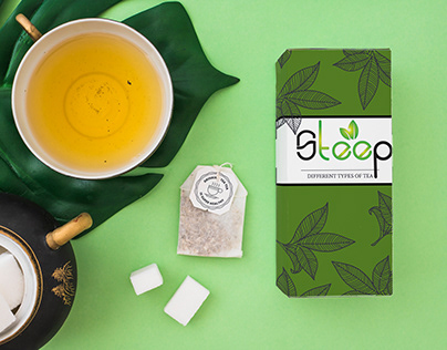 steep tea company logo/GIF