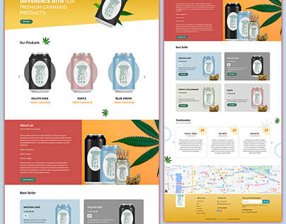 Project thumbnail - Cannabis Website Design