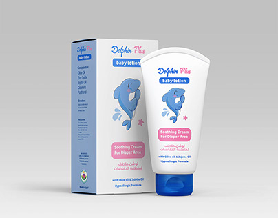 Packaging design for baby lotion