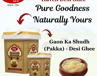 Indulge in the Richness of Authentic Haveli Desi Ghee