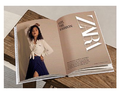 magazine design for zara
