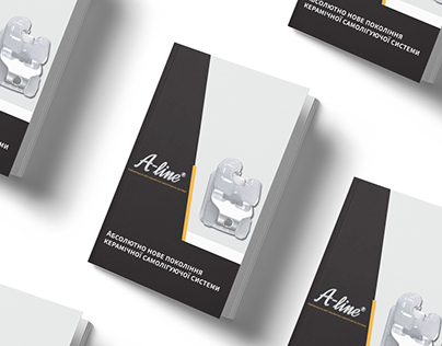 Brochure for orthodontists A-Line