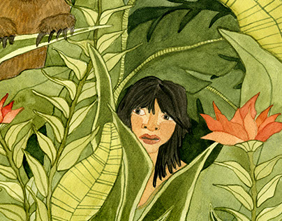 The Jungle Book Cover Illustration