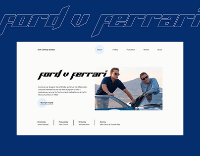 Ford v Ferrari - Website