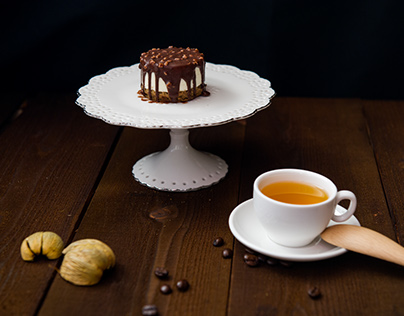 commercial photography of  Tiramisù
