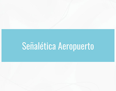 Señalética Aeropuerto
