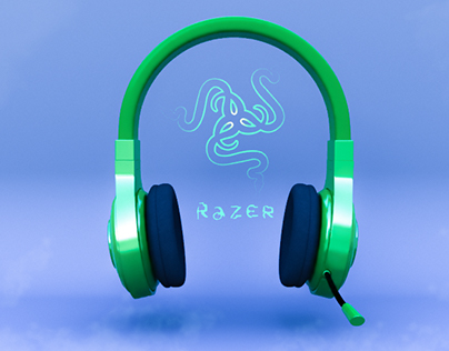 Modelagem 3D - Headset Razer Kraken