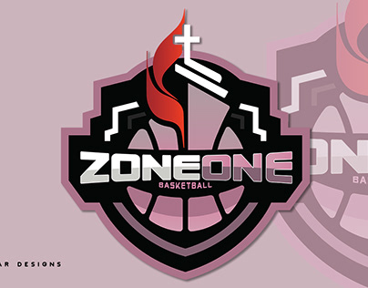 United Methodist Church Zone 1 Basketball Team Logo