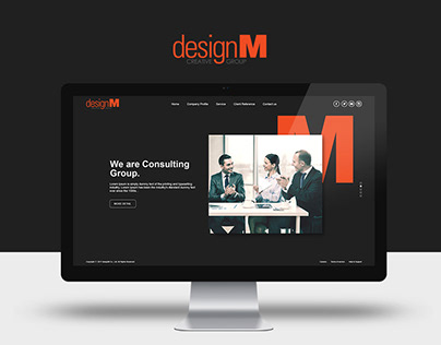designM Website Concept