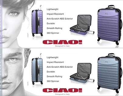 Ciao Hardside Luggage - Packaging Trim Labels
