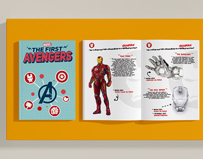 The First Avengers children book.