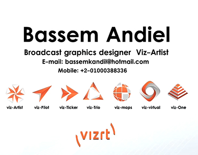 vizrt - Show reel 2017 Bassem Andiel