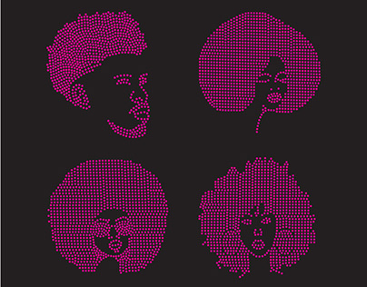 African Lady silhouette