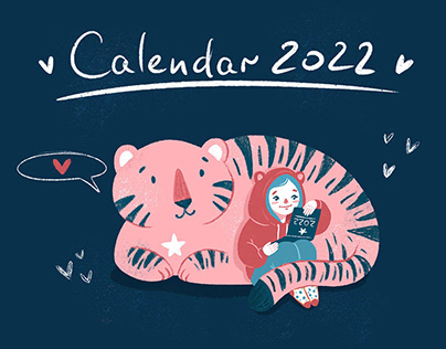 Cute Calendar and Stickers