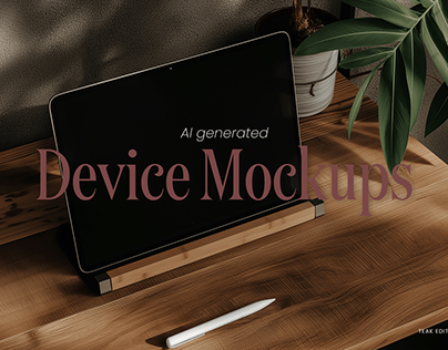 Device Mockups – Dark & Moody