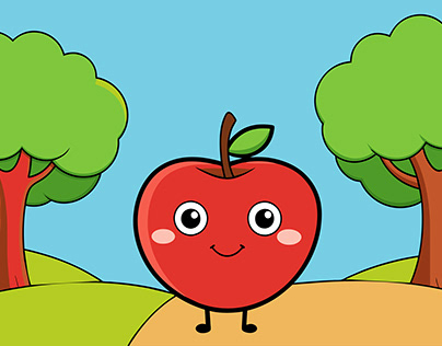 apple background is tree